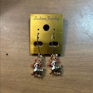Festive Reindeer Earrings